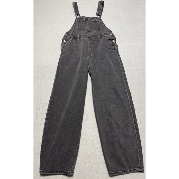 Levi's Denim - Levi's Premium Black Denim Overalls Women's Adjustable Strap Grunge Y2K Size S